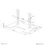 NEOMOUNTS BY NEWSTAR NEOMOUNTS solid Floor Plate for WL55/FL55-875BL1 (AFP-875BL)