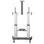 STARTECH.COM Mobile TV Stand - For 60-100inch Display 100kg Height Adjustable Rolling TV Floor Stand