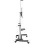 STARTECH.COM Mobile TV Stand - For 60-100inch Display 100kg Height Adjustable Rolling TV Floor Stand