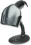 Manhattan Handheld Barcode Scanner Stand - Gooseneck with base - suitable for table mount or wall mountable - Black - Lifetime Warranty - Box - Stand - Black - Metal - Plastic - Manhattan 460873 - 400954 - 460828 - 400961 - 460835 - 460903 & 460910 - 140 