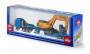 Siku Heavy haulage transporter with flat-bed trailer - Black,Blue,Orange - Heavy haulage transporter model - 1:87 - 320 mm - 59 mm - 105 mm