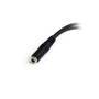 StarTech.com 3.5mm 4 Position to 2x 3 Position 3.5mm Headset Splitter Adapter - F/M - 3.5mm - Male - 2 x 3.5mm - Female - 0.13 m - Black
