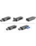 ICY BOX IB-CR200-C - MMC,MicroSD (TransFlash),MicroSDHC,MicroSDXC,SD,SDHC,SDXC - Anthracite - 480 Mbit/s - Aluminum - Plastic - USB 2.0 - USB