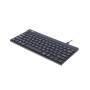 R-Go Compact Break Keyboard - QWERTY (US) - black - wired - Mini - USB - QWERTY - Black