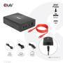 Club 3D TRAVEL CHARGER 132W GAN TECHNOLOGY FOURPORT USB TYPE-A AND -C POWER DELIVERY(PD) 3.0 SUPPORT