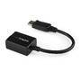 StarTech.com DisplayPort to VGA Video Adapter Converter - 0.225 m - 1920 x 1200 pixels - 1080p - Black - Active video converter - CE - FCC - REACH