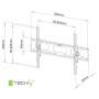 Techly Wandhalterung LCD TV LED 40"-65" neigbar schwarz (ICA-PLB-131L)