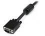 StarTech.com 5m Coax High Resolution Monitor VGA Video Cable - HD15 to HD15 M/M - 5 m - VGA (D-Sub) - VGA (D-Sub) - Black - Nickel - Male/Male