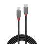 LINDY USB 2.0 Kabel Typ C/Micro-B Anthra Line M/M 0.5m (36890)