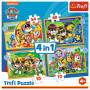 Trefl S.A. 4 in 1 Puzzle  Paw Patrol 35, 48, 54, 70 Teile Trefl S.A. 4 in 1 Puzzle  Paw Patrol 35, 48, 54, 70 Teile