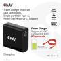 Club 3D Travel Charger 140 Watt GaN technology Single port USB Type-C Power Delivery PD 3.1