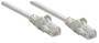 INTELLINET Netzwerkkabel Cat6 U/UTP CCA Cat6-kompatibel RJ45-Stecker/RJ45-Stecker 1,0 m grau (340373