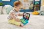 Fisher-Price Lernspaß Homeoffice Laptop Spielzeug mit Smart Stages Lerninhalten ABC Zahlen ab 6M