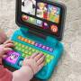 Fisher-Price Lernspaß Homeoffice Laptop Spielzeug mit Smart Stages Lerninhalten ABC Zahlen ab 6M