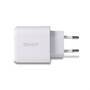 LINDY USB Ladegerät Typ A+C GaN Charger 65W, weiß (73428)