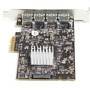 STARTECH.COM 4-Port USB 3.2 Gen 2 PCIe Karte - USB-A SuperSpeed 10Gbit/s PCI Express 3.0 x2 Host-Con