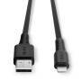 Lindy 31322 - 3 m - USB A - USB 2.0 - Black