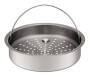 TEFAL P25307 - 6 L - Ceramic - Gas - Halogen - Induction - Sealed plate - Black - Stainless steel - 22 cm - Stainless steel - 450 mm