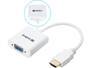 SANDBERG HDMI to VGA Converter - HDMI - VGA - White