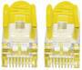 Intellinet Network Patch Cable - Cat7 Cable/Cat6A Plugs - 0.5m - Yellow - Copper - S/FTP - LSOH / LSZH - PVC - Gold Plated Contacts - Snagless - Booted - Polybag - 0.5 m - Cat7 - S/FTP (S-STP) - RJ-45 - RJ-45 - Yellow