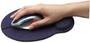 Manhattan Wrist Gel Support Pad and Mouse Mat - Blue - 241 × 203 × 40 mm - non slip base - Lifetime Warranty - Card Retail Packaging - Blue - Monochromatic - Wrist rest - Non-slip base - Gaming mouse pad