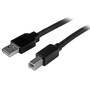 STARTECH.COM 15m aktives USB 2.0 A auf B Kabel - Stecker/Stecker - USB Druckerkabel 1x USB A / 1x US