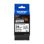 Brother Extra Strength Adhesive Tape - Black on white - TZ - Black - White - Thermal transfer - Brother - PT-1400 - PT-1500 - PT-1500PC - PT-1600 - PT-1900 - PT-1910 - PT-1950 - PT-2110 - PT-2200 - PT-2210,...
