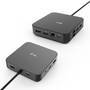 I-TEC USB-C HDMI Dual DP Docking Station with Power Delivery 100 W + i-tec Universal Charger 112 W (