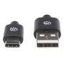MANHATTAN USB Kabel 2.0 C -> A St/St  1.00m schwarz (353298)