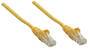 Intellinet Network Patch Cable - Cat6A - 0.25m - Yellow - Copper - S/FTP - LSOH / LSZH - PVC - RJ45 - Gold Plated Contacts - Snagless - Booted - Polybag - 0.25 m - Cat6a - S/FTP (S-STP) - RJ-45 - RJ-45 - Yellow