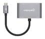 MANHATTAN USB-C auf HDMI & VGA 4in1 Konverter Power Delivery (130691)