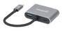 MANHATTAN USB-C auf HDMI & VGA 4in1 Konverter Power Delivery (130691)