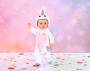 Zapf BABY born Einhorn Kuschelanzug 3cm