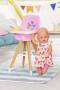 Zapf BABY born Highchair - Doll high chair - 3 yr(s) - Pink - White - Wood - Baby doll - BABY born - Child