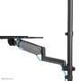 NEOMOUNTS wall mounted sit-stand workstation Screen Keyboard & Mouse (WL90-325BL1)