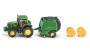 SIKU 1665 John Deere Traktor mit Ballenpresse