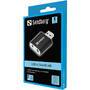 SANDBERG USB to Sound Link Externe USB-Soundkarte mit Anschluessen fuer Lautsprecher und Mikrofon (1