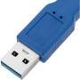 Techly USB3.0 Verlängerungskabel Stecker/Buchse TypA 1m blau (ICOC-U3-AA-10-EX)