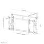 NEOMOUNTS BY NEWSTAR NEOMOUNTS Flat Screen Wall Mount for video walls pop-out/stretchable 116,84-132