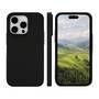 dbramante Monaco Silikon Case mit MagSafe für iPhone 15 Pro Max, schwarz