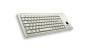 Cherry Slim Line Compact-Keyboard G84-4400 - Keyboard - Laser - 84 keys QWERTZ - Gray