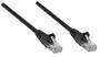 Intellinet Network Patch Cable - Cat6 - 1.5m - Black - Copper - S/FTP - LSOH / LSZH - PVC - RJ45 - Gold Plated Contacts - Snagless - Booted - Polybag - 1.5 m - Cat6 - S/FTP (S-STP) - RJ-45 - RJ-45 - Black