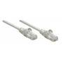 Intellinet Network Patch Cable - Cat6A - 50m - Grey - Copper - S/FTP - LSOH / LSZH - PVC - RJ45 - Gold Plated Contacts - Snagless - Booted - Polybag - 50 m - Cat6a - S/FTP (S-STP) - RJ-45 - RJ-45 - Grey