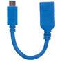 MANHATTAN USB Kabel 3.1 C -> A St/Bu  0.15m blau (353540)