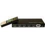 TECHLY HDMI Switch 4K 60Hz 3D 5-Wege schwarz 5xHDMI Buchse Eingaenge 1xHDMI Ausgang  1x Eingangssign