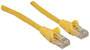 Intellinet Network Patch Cable - Cat6 - 0.5m - Yellow - CCA - U/UTP - PVC - RJ45 - Gold Plated Contacts - Snagless - Booted - Polybag - 0.5 m - Cat6 - U/UTP (UTP) - RJ-45 - RJ-45 - Yellow