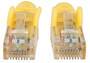 Intellinet Network Patch Cable - Cat6 - 0.5m - Yellow - CCA - U/UTP - PVC - RJ45 - Gold Plated Contacts - Snagless - Booted - Polybag - 0.5 m - Cat6 - U/UTP (UTP) - RJ-45 - RJ-45 - Yellow