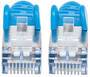 INTELLINET Netzwerkkabel Cat6 S/FTP CU LS0H 20,0m Blau RJ-45 Stecker / RJ-45 Stecker Vergoldete Kont