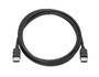 HP DisplayPort Cable Kit - 2 m - DisplayPort - DisplayPort - Male - Male - Black