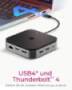 Icy Box Dockingstation IcyBox USB 3.2 Type-C mit 2-fach Videoausgabe retail (IB-DK408-C41)